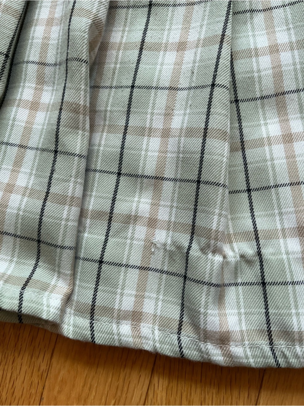 Plaid Pleated Mini Skirt - Beige, Lavender & Mint Bundle - Picture 6 of 8